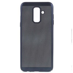 Husa Telefon Plastic Samsung A6+ 2018 a605 J8 J810 Mesh Dark Blue
