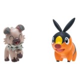 Pokemon Battle Set 2 figurine Tepig &amp; Rockruff