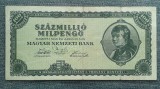100 000 000 000 000 Pengo 100000000 Milpengő 1946 Ungaria / Szazmillio milpengo