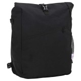 VidaXL Geanta de bicicletă pentru suport de bicicletă 25 L Negru 33x16x48 cm