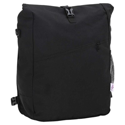 vidaXL Geantă de bicicletă Negru 33 x 16 x 48 cm Poliester 42008086 foto