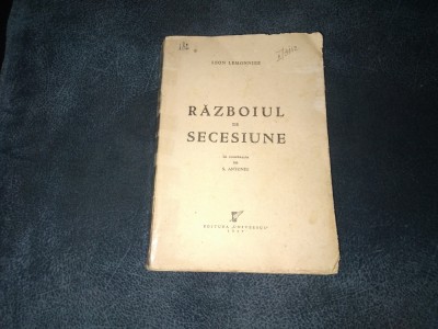 LEON LEMONNIER - RAZBOIUL DE SECESIUNE 1947 foto