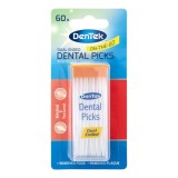 Scobitori Dentare, DenTek, Dual Ended Dental Picks, Curățare Interdentară Rapidă, &Icirc;ndepărtare Resturi Alimentare, 1 buc