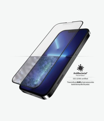PanzerGlass - Geam Securizat Case Friendly Anti-Glare AB pentru iPhone 13 Pro Max &amp;amp; 14 Plus, black foto