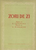 AS - PARTITURA - ZORI DE ZI - G.DENDRINO, G.MIHALACHE, pentru voce si pian