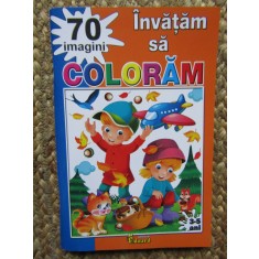 Invatam sa coloram 70 imagini, 3-5 ani