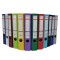 Biblioraft plastifiat A4 Optima Premium, Plastic/Plastic, margine metalică,