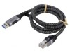 Cablu USB 3.0 RJ45 USB A 2m Negru/Gri