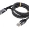 Cablu USB 3.0 RJ45 USB A 2m Negru/Gri
