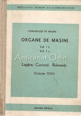 Constructii De Masini. Organe De Masini Ib Ic - Institutul Roman