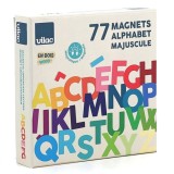 Litere majuscule magnetice din lemn - Vilac