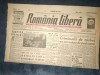 Ziar Romania Libera 2 Iunie 1945, Procesul Criminalilor de Razboi, 8 pagini, Stare Colectie