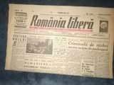 ZIAR ROMANIA LIBERA 2 IUNIE 1945 PROCESUL CRIMINALILOR DE RAZBOI