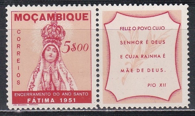 Mozambic 1951 - &Icirc;ncheierea Anului Sf&acirc;nt, MNH