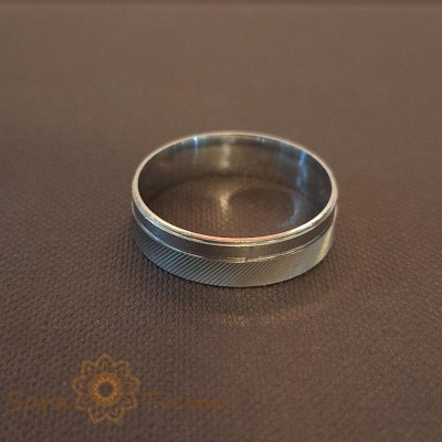Inel tip verigheta din argint Silver foto