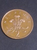 2 New pence 1971 , Anglia , stare UNC (poze) [1]. Discount conform descriere [10 - 20 %. Vezi descrierea.]., Europa