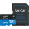 Card de memorie Lexar MicroSDXC 128GB Class 10 UHS-I + Adaptor SD