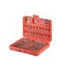 Set 100 Varfuri Surubelnita FixPoint Otel S2, Diverse Tipuri: Torx, Hex, Pozidrive, Tri-Wing, Spline + Adaptor Magnetic