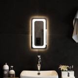 vidaXL Oglindă de baie cu LED, 20x40 cm 3154088