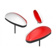 Lampa gabarit aplicata alb/rosu NEON V5002