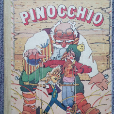 Pinocchio, Carlo Collodi, Hyperion, 1991 Chișinău ilustratii color CARTONATA