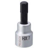 Proxxon 23579 - Capat cheie tubulara cu profil HEX7 50 mm 3/8 inch