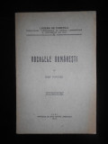 IOSIF POPOVICI - VOCALELE ROMANESTI (1927, cu 21 figuri in text)