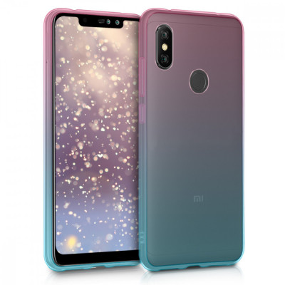 Husa pentru Xiaomi Redmi Note 6 Pro, Silicon, Roz, 47114.01 foto