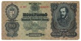 Ungaria 20 Pengo 1930 P-97 Lajos Kossuth Seria 099297 Rara