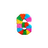 Pinata petrecere cifra 50 x 35 x 7.5 cm-Tip Model 6