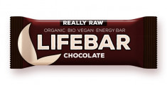 Lifebar baton cu ciocolata raw bio 47g foto