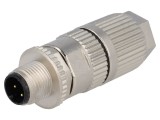 Conector M12 4 pini tată drept IP67 HARTING HARAX 32V IDC