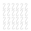 Set 24 Carlige Afumatoare Carne Inox 17cm IdeallStore&reg; Macelarie, Galantar, Frigider, Durabile, Argintii