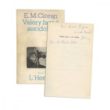 Emil Cioran, Val&eacute;ry face &agrave; ses idoles, 1970, cu dedicație pentru Mircea Popescu