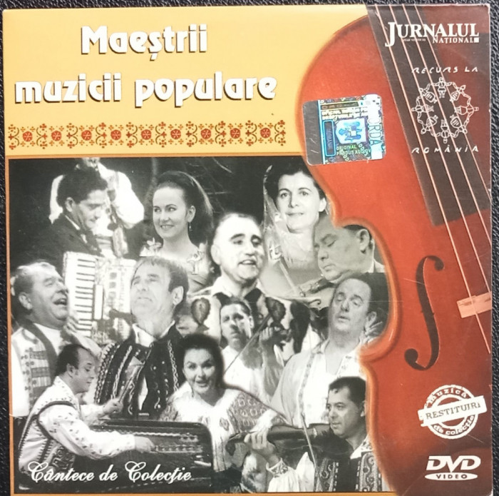 DVD Maestrii muzicii populare colectia Jurnalul National