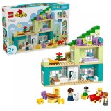 Casa moderna de familie 3 in 1, cu figurine