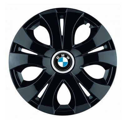 Set 4 Capace Roti pentru BMW, model Top Black, R15 foto