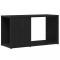 vidaXL Dulap TV Stejar Negru 60x24x32 cm Lemn prelucrat 862077