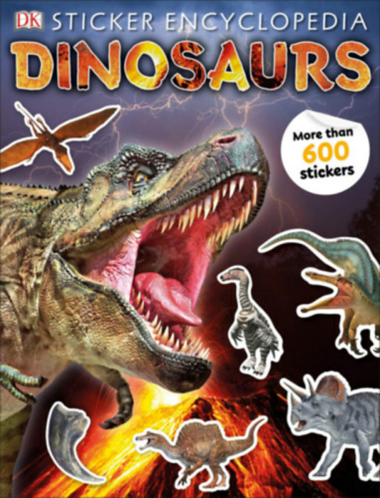 Dinosaurs Sticker Encyclopedia - More than 600 stickers
