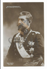 CARTE POSTALA, M. S. REGELE FERDINAND foto