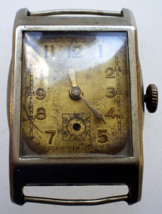 K.350 CEAS MECANIC VECHI BARBATESC 17 JEWELS SWISS MADE DEFECT
