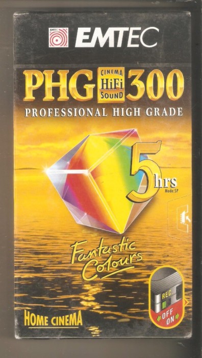 Caseta Video PHG 300 sigilata