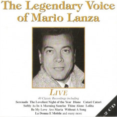 2 CD Mario Lanza ‎– The Legendary Voice Of Mario Lanza, originale