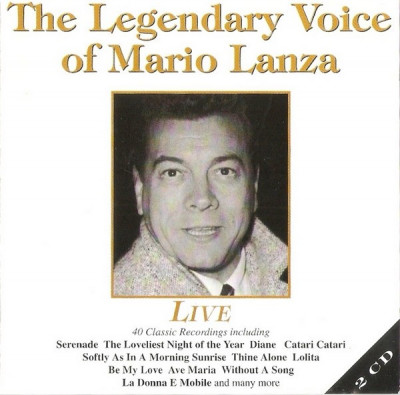 2 CD Mario Lanza &amp;lrm;&amp;ndash; The Legendary Voice Of Mario Lanza, originale foto