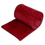 Cumpara ieftin Patura Catifelata Dubla Bordo 230x220cm