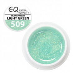 Gel UV Extra quality ? 509 Transparent Glitter Light Green, 5g foto