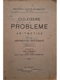 Ion Ionescu - Culegere de probleme de aritmetica, part. I, editia II (Editia: 1937)