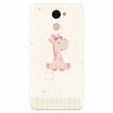 Husa silicon pentru Huawei Y7 Prime 2017, Giraffe Cute