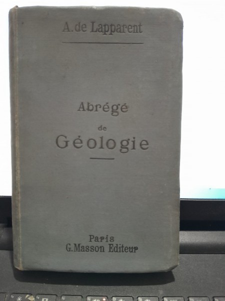 Abrege de Geologie - A. de Lapparent
