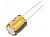 Condensator electrolitic, 150&micro;F, 35V DC, SAMWHA - WT1V157M1012MPA